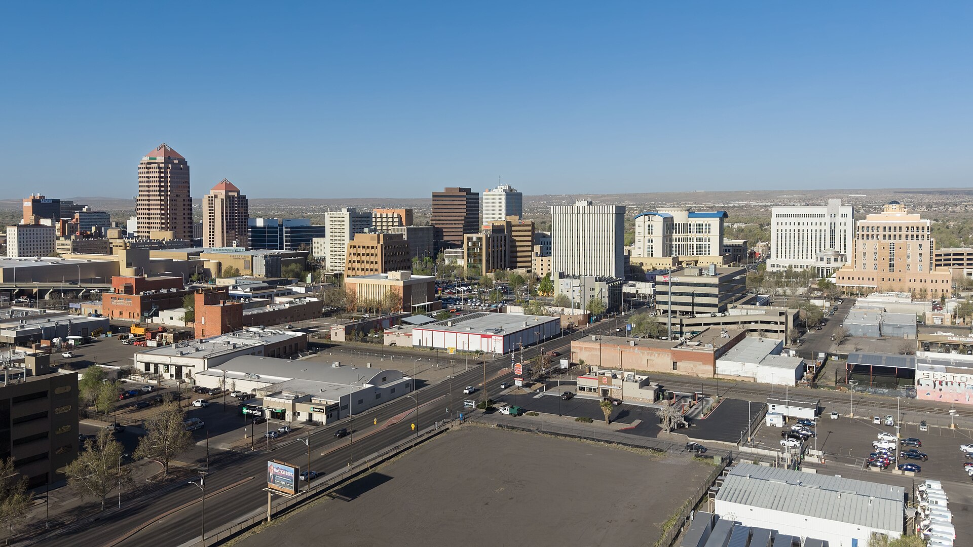 Albuquerque skyline, representing CSWE-accredited BSW programs in New Mexico