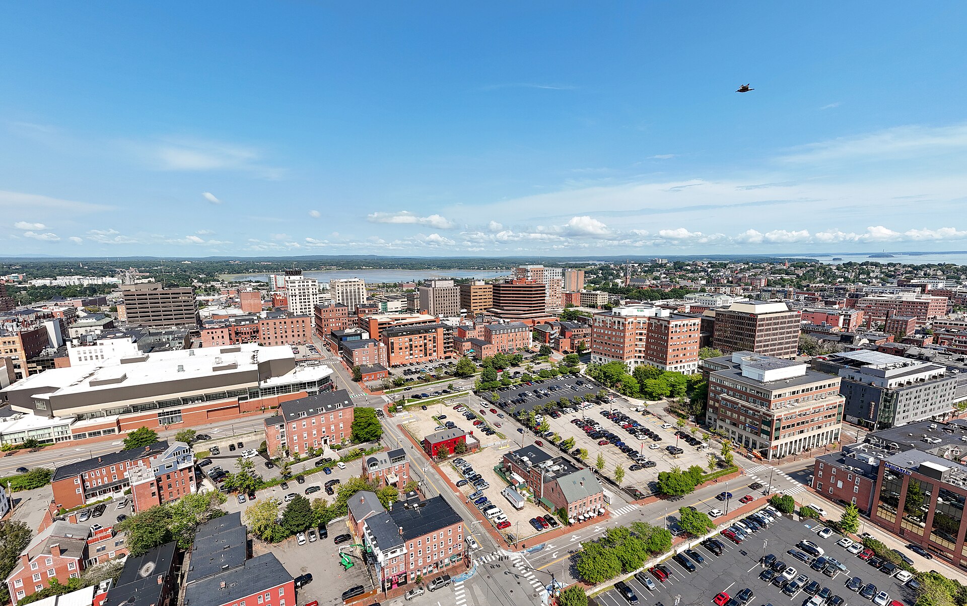 Portland skyline, representing CSWE-accredited BSW programs in Maine