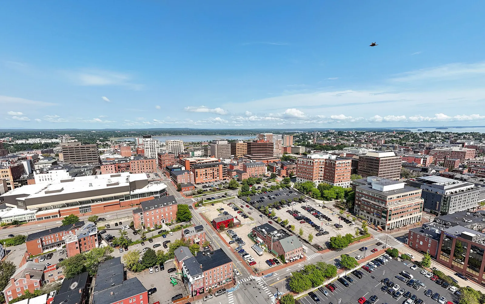 Portland skyline, representing CSWE-accredited BSW programs in Maine